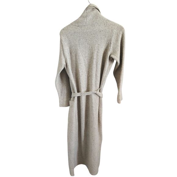 Peruvian Connection Alpaca Duster Cardigan Sweater Gray Open Front Women's XS - Picture 3 of 5